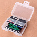 3X Transparent Memory Card Case card box holders for micro SD CARD Plastic Case