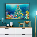 DIY Sea Picture 5D Full Square Drill Diamond Painting Cross Stitch (NF0138) A