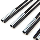 2pcs 6 Sections Camping Tent Pole Glass Fibre Spare Replacement 7mm Tent Rod
