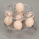 2pcs Kitchen Stainless Steel Tripod Egg Steamer Rack Egg Steaming Rack
