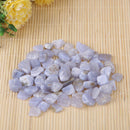 100g Natural Blue Lace Agate Gravel Quartz Crystal Rock Chips Degaussing D K1B