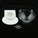2x Cat Kitty Elevated Bowls Raised Water Feeder With Stand Single Bowl