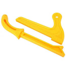 Yellow Plastic Woodworking Practical Push Block Hand Saw Plastic Push Stick A7Y2