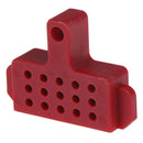 Plastic hydraulic disc brake bleed spacer block tool for hydraulic brake FT