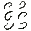 6 Pieces Replacement Spare Ear Hook Earloop For Bluetooth Headset Black