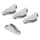 Pack of 4pcs Boat Sailing Rope Clam Cleat - 316 Stainless Steel Fittings