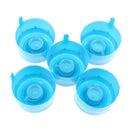 5Pcs reusable water bottle snap on cap replacement for 55mm 3-5 gallon water'TE