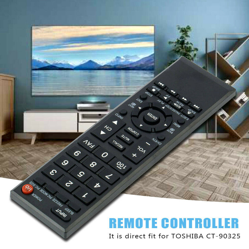 English Version With Hard IC Ergonomic Remote Controller for Toshiba CT-90325