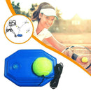 1* Blue Tennis Training Tool Selfstudy Practice Rebound Ball Baseboard H7O4