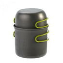Outdoor Camping Portable Tableware Cooker 1-2 People Camping Set Pot Outdoo