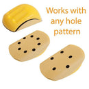 6 Inch Hand Sanding Block For Hook & Loop Sandpaper Hand Pad Polishing Pad  D1I1