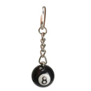 2pcs Billiard Pool Keychain Snooker Table Ball Key Ring Gift Lucky NO.8