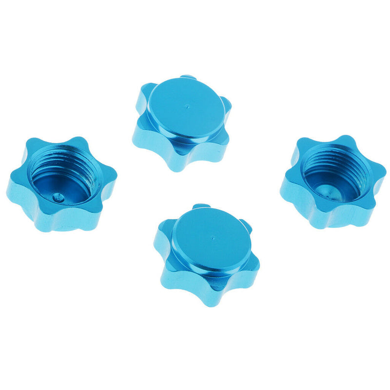 17mm Wheel Hub Hex Nut Fine Anti-dust Covers 4Pc for 1/8 HSP 94886 RC Models