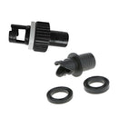 2 Pieces Kayak Raft Rowing Boat Canoe Valve Adapter Air Pump Hose Replacement