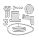 Christmas Cutting Dies Stencil Scrapbook Embossing DIY Album Card (MS-533)