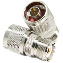 1Pc N Type Male to UHF SO-239 Female Jack Straight RF Coax Adapter ConnectorB3C