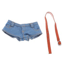 1/6 Scale Female Denim Shorts for 12inch   Kumik  Light-blue