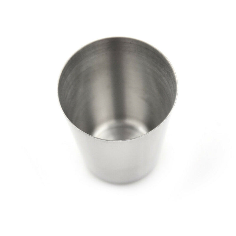 4X Camping / Travel Stainless Steel Shot Glass Set Gw