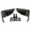 1 Pair Universal Motorcycle Scooter Handguards Handguard for 7/8 Bar Black