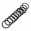 20 Pcs 30mm Outside Dia 3.1mm Thick Filter Rubber O Ring Seal Black H7K9