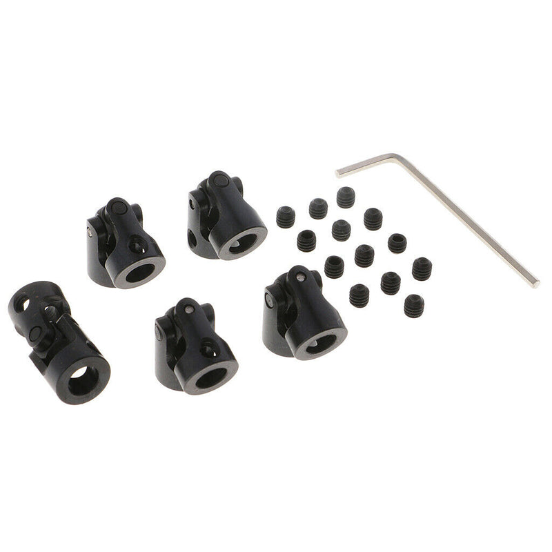 Metal RC Motor Shaft Coupling Couplers Universal Link Joints / 5 Per Order - 6