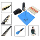 Clarinet Mouthpiece Cap Neck Strap Cleaning Cloth Reeds Repair Tool Parts