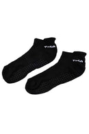 Women Cotton Yoga Socks Gym Fitness Sports Socks No Toes - Black
