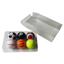 6Pcs Golf Balls Strong Resilience Force Sports Practice Toys Basketball Football