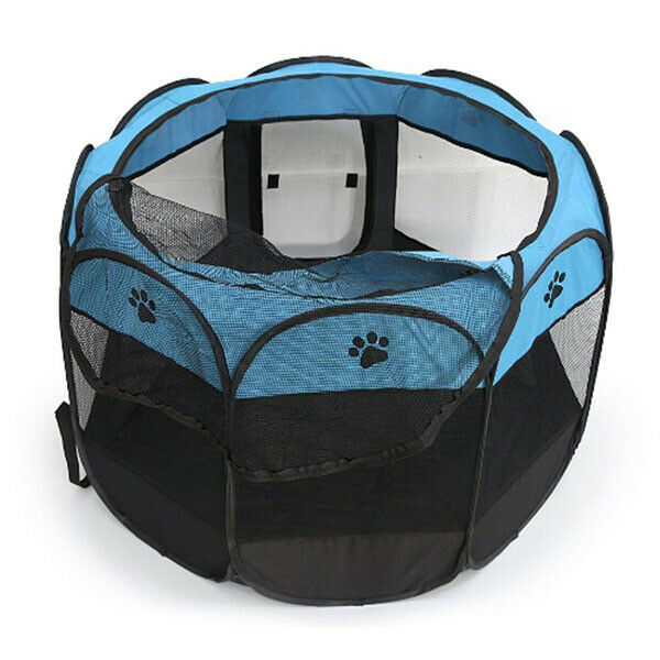 Portable Folding Pet tent Dog House Cage Dog Cat Tent Playpen Puppy Kennel  A9B9
