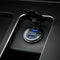 L4 Car Dual USB Charger QC3.0 USB Power Outlet w/ Voltmeter+ Switch (Black) A