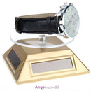 Solar Showcase 360 Turntable Rotating Jewelry Watch Ring Display Stand 037
