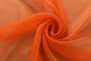 Eyelet Tulle Telylene Window Curtain Drape Sheer Blinds Valance Orange 1x2.1M
