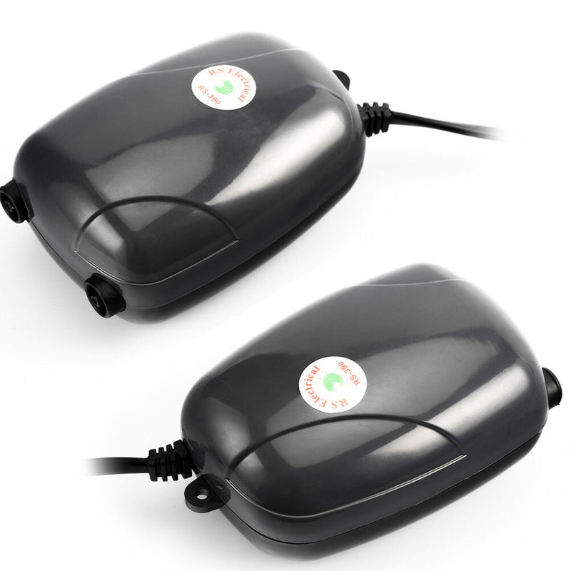 Efficient Aquarium Oxygen Fish Air Pump Tank High Energy Super Silent!QF3C