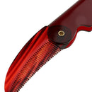Plastic Fine Teeth Folding Beard Moustache Comb Hair Care Brushes Men Gift