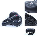 Comfortable Wide Bum Bike Bicycle Gel Cruiser Extra Sporty Soft Pad Saddle S.kz