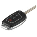 3 Buttons Flip Folding Remote Key Fob Shell Case For Mistra Hyundai Hb20 Sa