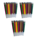 36 Pieces Of Colored Glitter Ink Gel Pen Refill Stationery