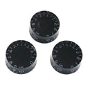 4pcs Acrylic Electric Guitar Volume Adjusting Rotary Knob Potentiometer Cap