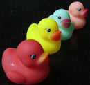 Multicolor 12 Swimming Rubber Squeeze Squeak Ducks Baby Kids Children Bath Toys