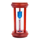 3 Mins Wooden Timer Sand Clock Desktop Hourglass Craft Decoration Gift Blue