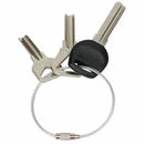 25 Pack Wire Keychain Cable 6 inch Stainless Steel Key Ring Loop for Outdoo