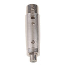 Plated RCA Female to XLR Female Adapter Jack Plug Adapter Converter Plug