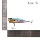 6.5cm 10g fishing lur hard baits artificial popper crankbait wobblers bait 2