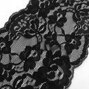 5 Yds 15cm Stretch Floral Lace Trims Decorating Designing&Sewing Craft Black