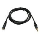 Audio 3.5mm Male to Female Aux Cable Extension Cord Converter New 1.5m,Black