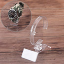 Clear plastic jewelry bangle bracelet watch display stand hold watch holde JR