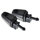 2x 60mm Front Headlight Washer Nozzle for Mazda 6 GG1 2003 2004 2005 2008, Black