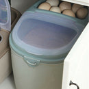 Pink New Storage Box Plastic Sealed Container Rice Dried Food Cereal Dispen
