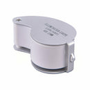 40X Portable Folding Magnifier Loupe Glass Jewelry Coins Stamps AntiquesSEAU