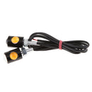 2x Amber Light Motor Screw LED Bolt Lamp Car License Plate LAMP